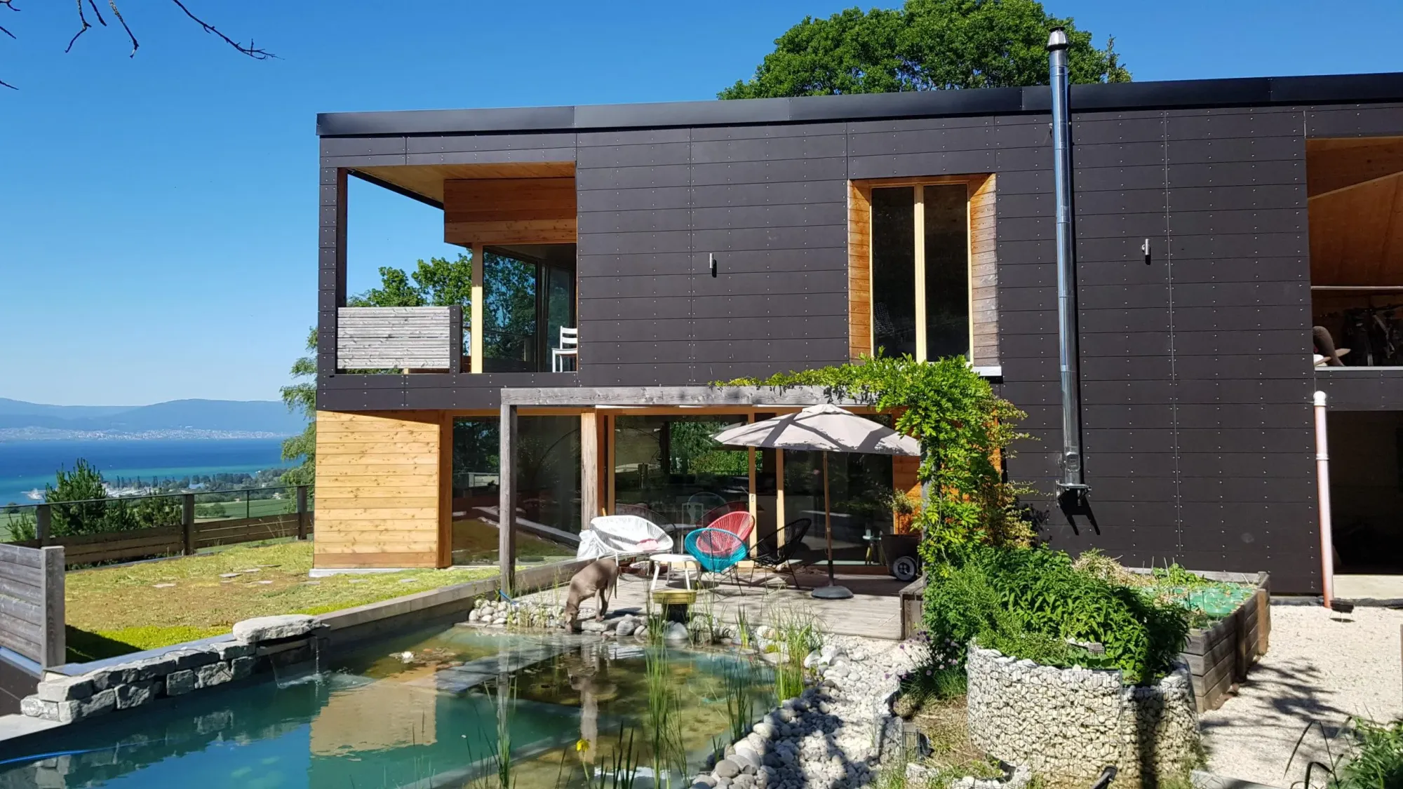 Autonomous and sustainable habitat: study of an ideal model